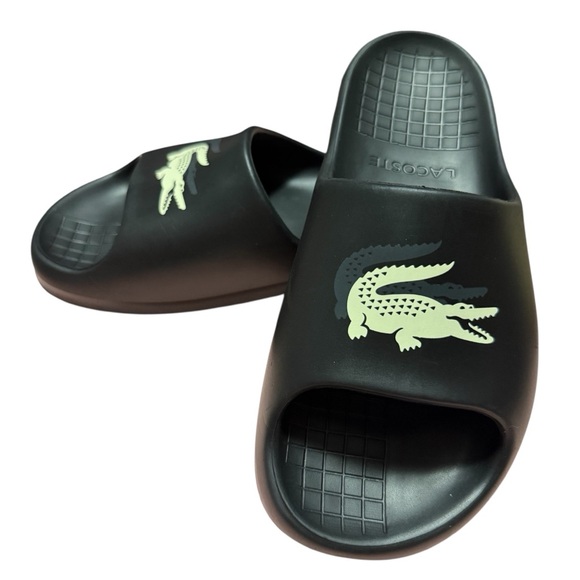 Lacoste Women's Serve Slide 2.0. -Black - Picture 1 of 5